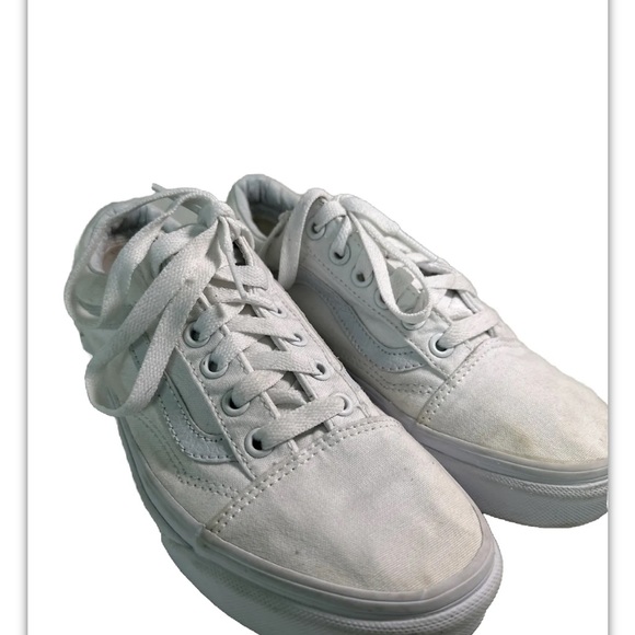 Size Men 4.5 / Women 6.5 VANS Old Skool Stacked White - Picture 3 of 6